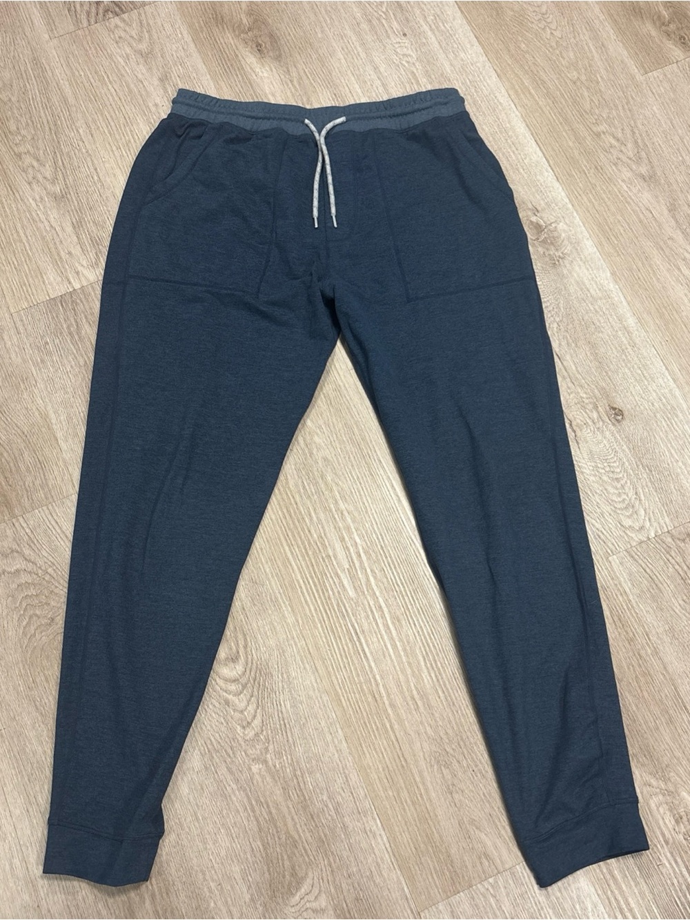 Marine Layer Pants Men Medium Blue Jogger Weekend Sport Sweatpants Drawstring L